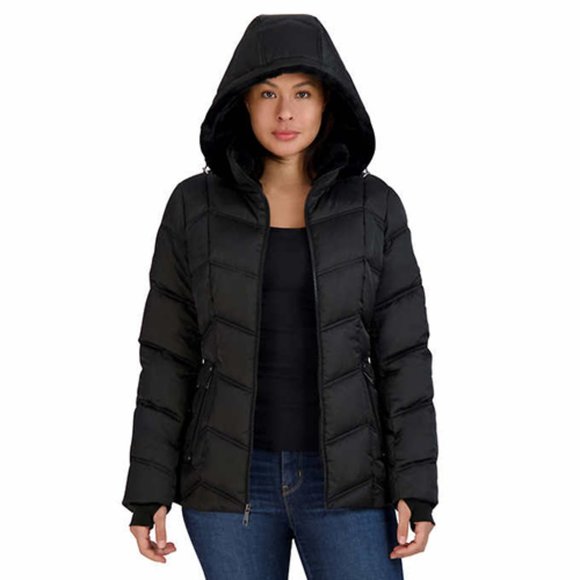 NWT BLACK Nautica Ladies’ Puffer Jacket‎ - Picture 3 of 16